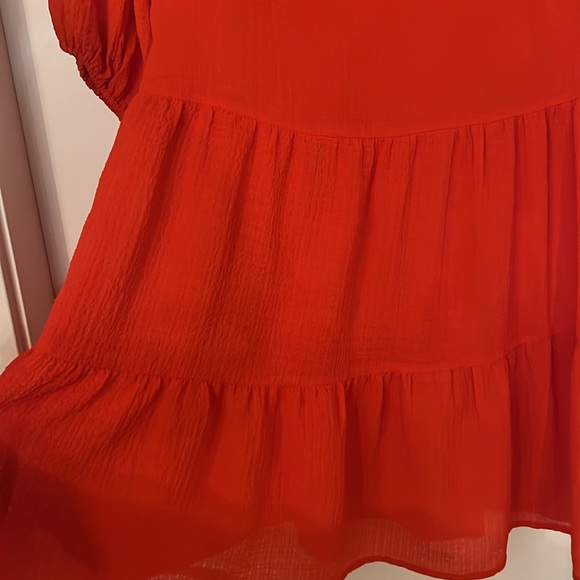 H&M Red tiered dress - Picture 4 of 8